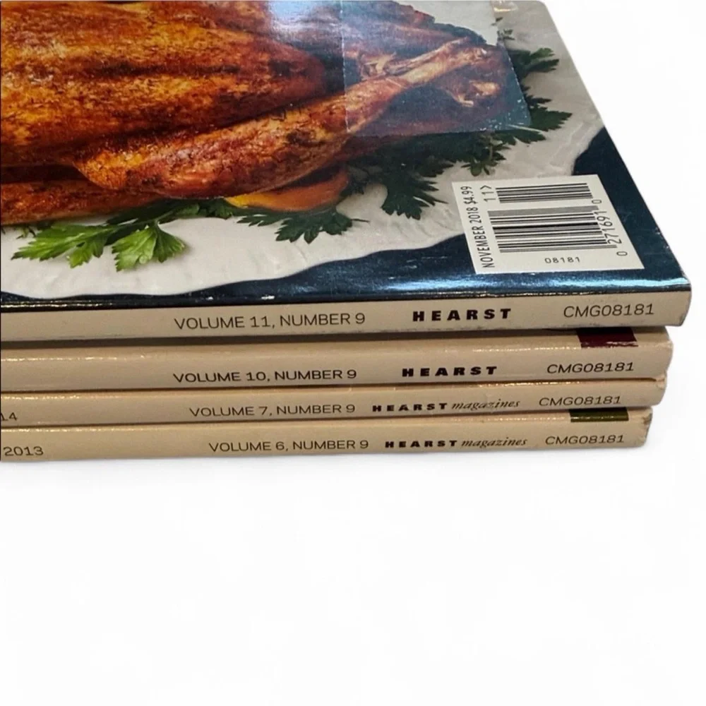 Food Network Thanksgiving Magazine Bundle 4 Issues Recipes